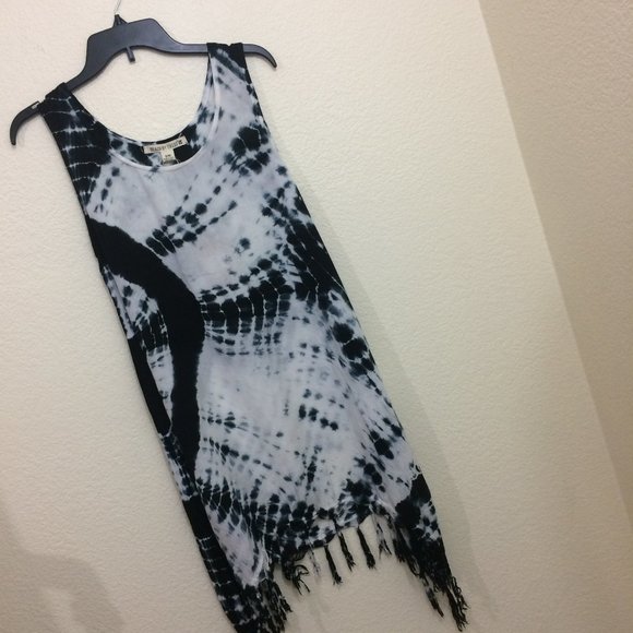 Beach by Exist Tie Dye Coverup Tunic Dress - Picture 1 of 10